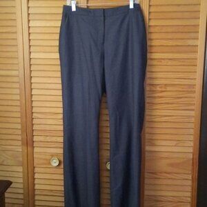 Calvin Klein Fully Lined Dark Grey Pinstripe  Dress Pants Size 8